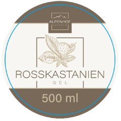 Żel z liści czerwonych winogron i kasztanowca 500 ml Alpenhof